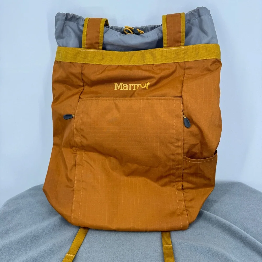 Marmot Urban Hauler Medium Backpack Tote Bag Orange Yellow Ripstop F24770